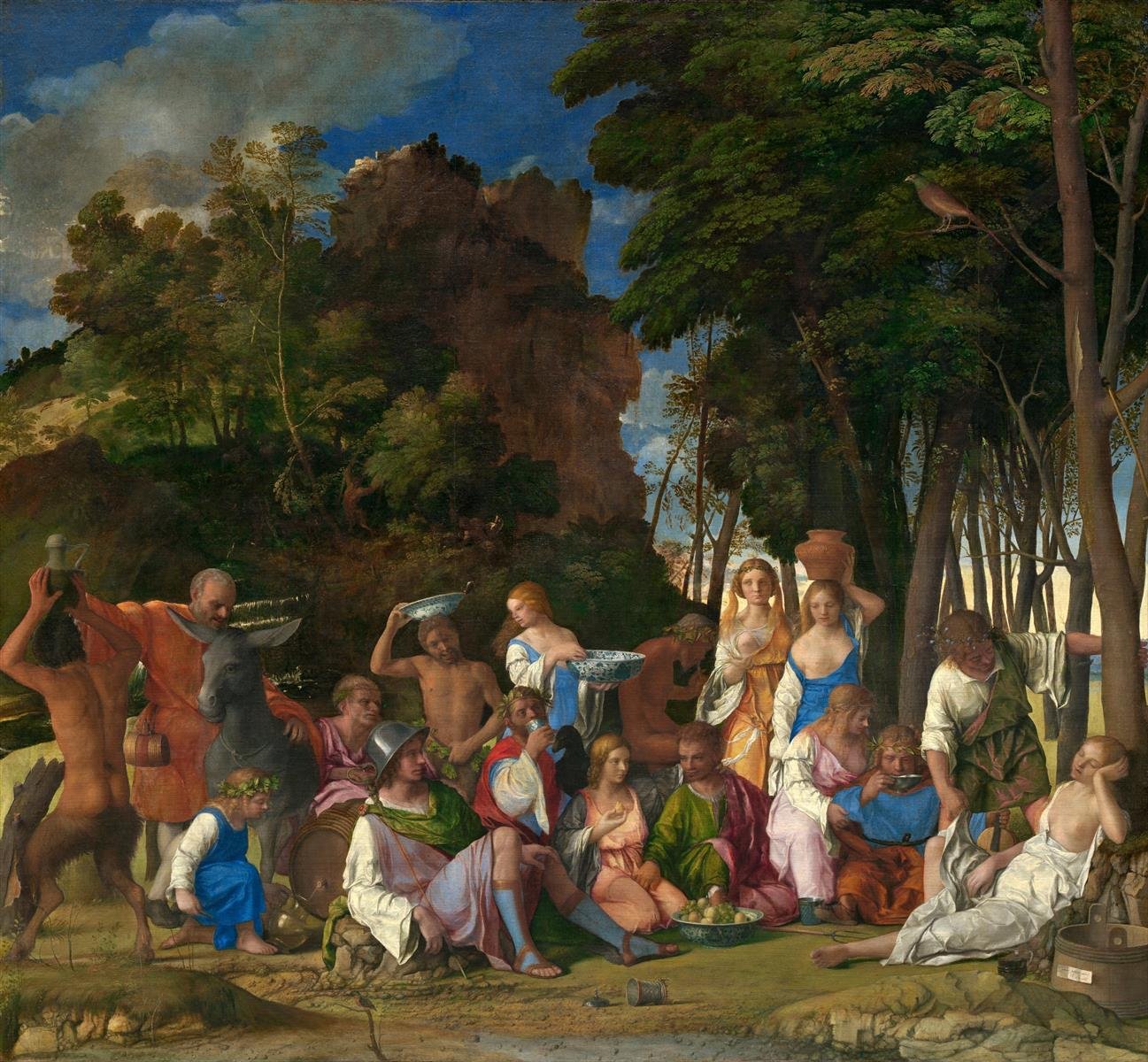 The Feast of the Gods Titian Date: 1516 - 1529