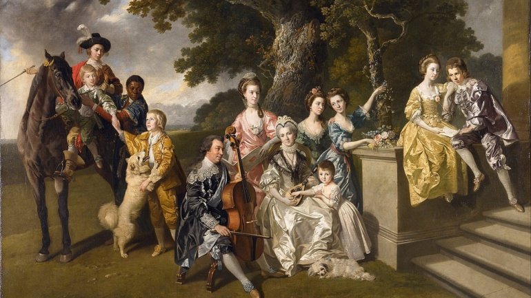 The Family of Sir William Young Johan Zoffany Date: 1768
