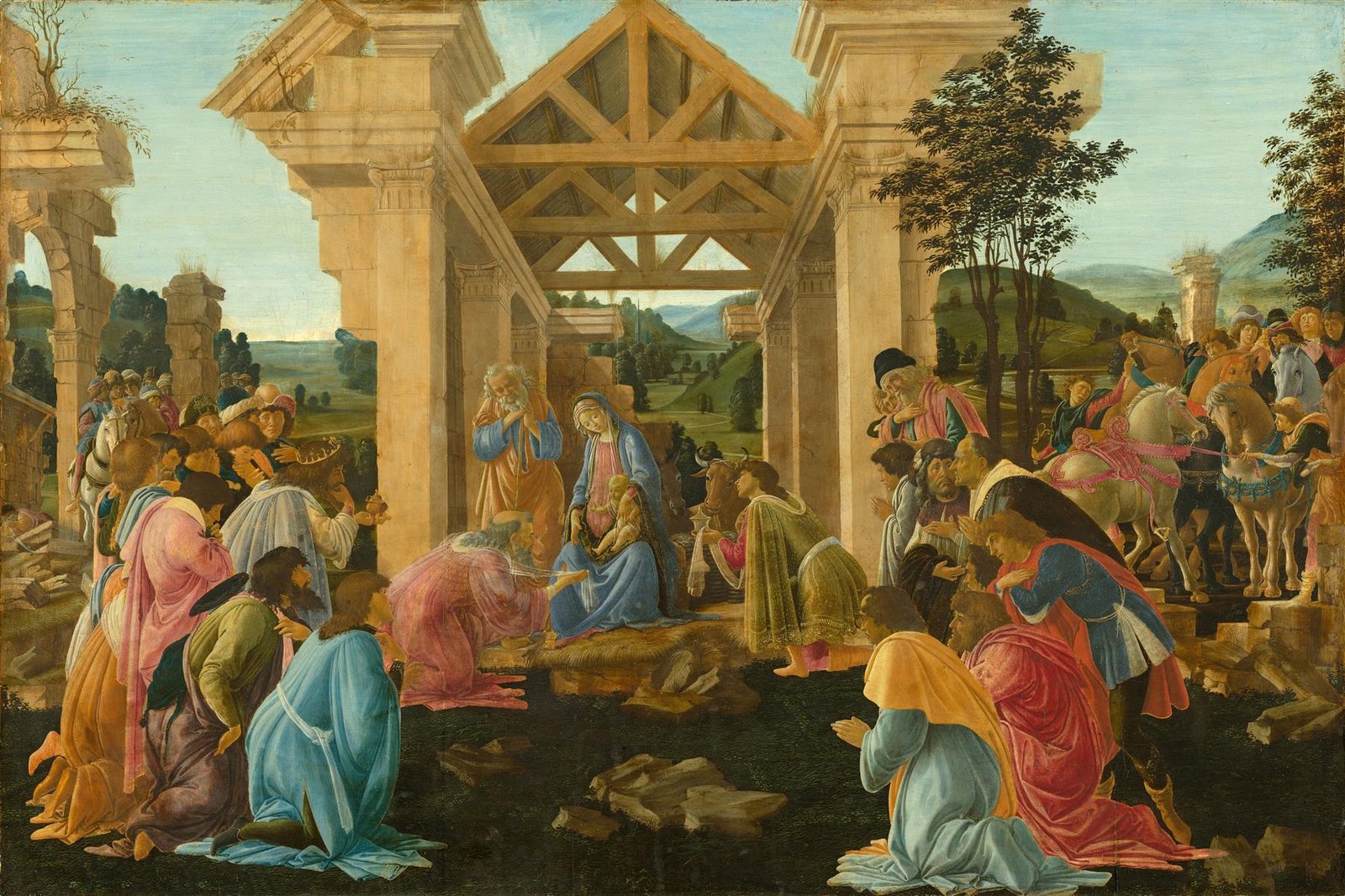 Adoration of the Magi Sandro Botticelli Date: 1482