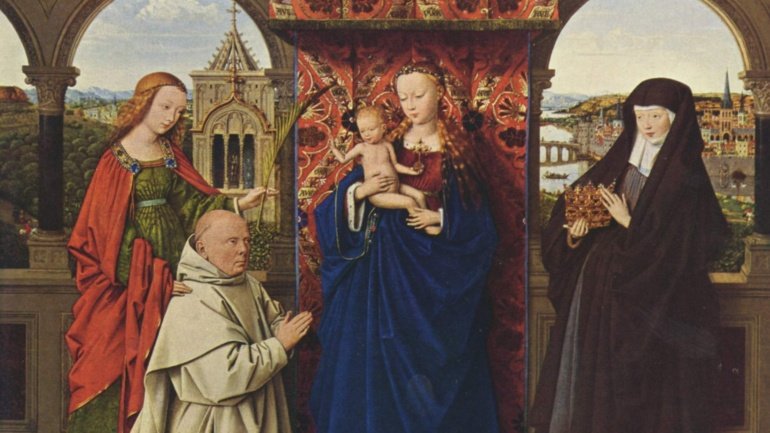 Virgin and Child with Saints and Donor Jan van Eyck Date: 1441